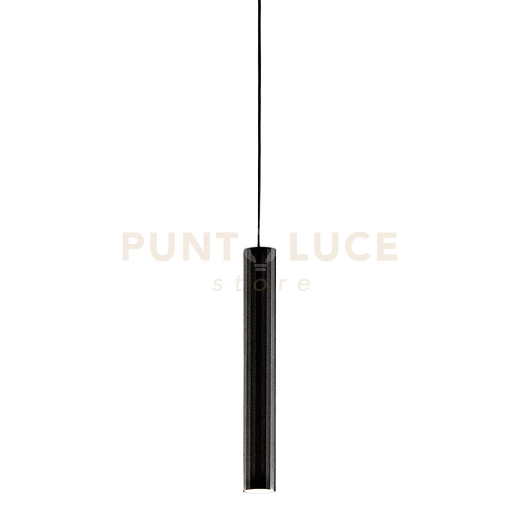 TUBO LED PER SISTEMA BINARIO  SHIFT NERO 48V IN METALLO 6W 3000K 730LM Ø40XH300MM