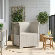 Poltrona a 1 Posto Aspetto Rattan PP Bianco 8011850