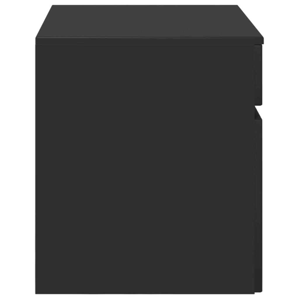 Mobiletto da Bagno a Muro Nero 59 x 44,5 x 50 cm 890633