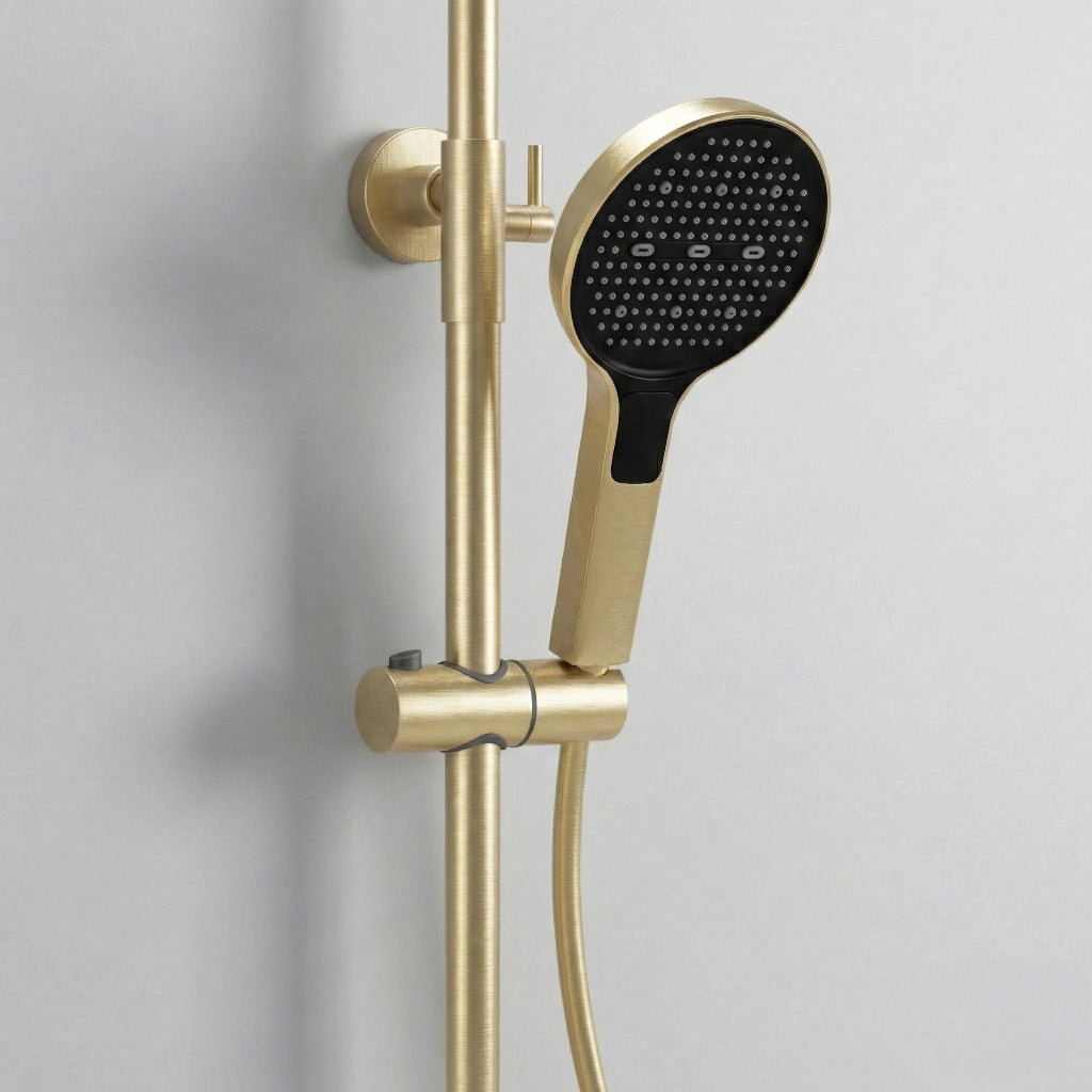 Set Doccia Rea Farel Brush Gold