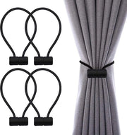 Pacco di 4 cordoni magnetici per tende, reggispecchio magnetico con tende, cordoni per clip per tende