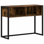 Tavolino | Tavolo laterale Quercia Fumosa 100 x 36 x 75 cm Legno multistrato