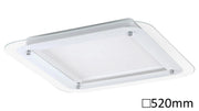 Plafoniera incasso LED quadrata 52cm 22W bianca Rabalux