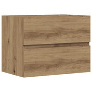 Mobiletto da Bagno | Armadio da bagno Rovere Artigianale 60x38,5x45 cm Truciolato