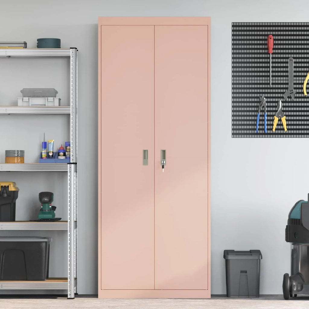 Armadio Rosa 80 x 40 x 200 cm Acciaio