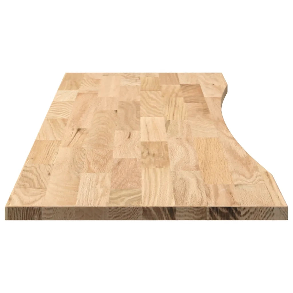 Piano Scrivania 160x50x2,5 cm Rovere Massello Non Trattato 4009011