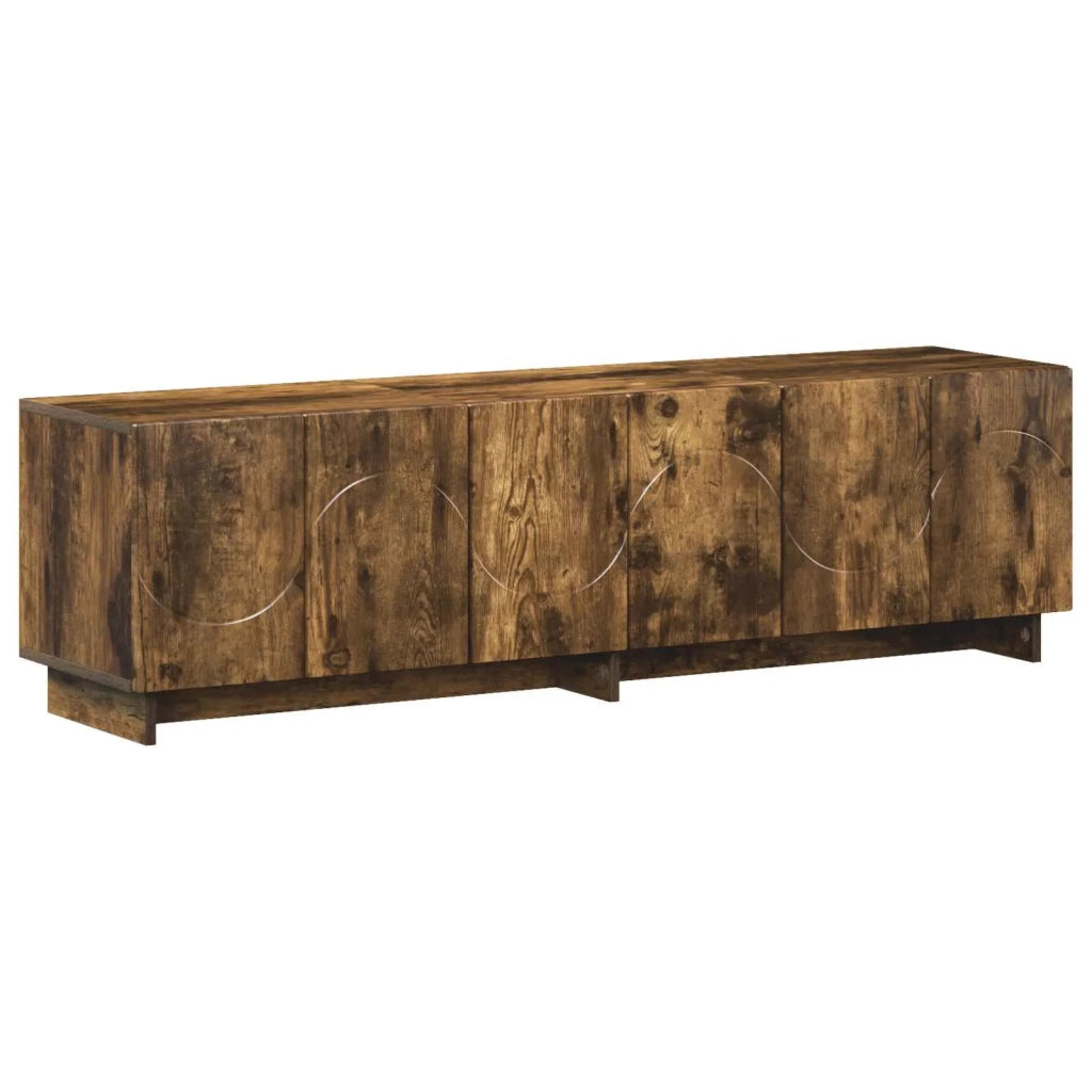 Supporto TV 140 x 34.5 x 40 cm Rovere Fumo Legno ingegnerizzato 8011581