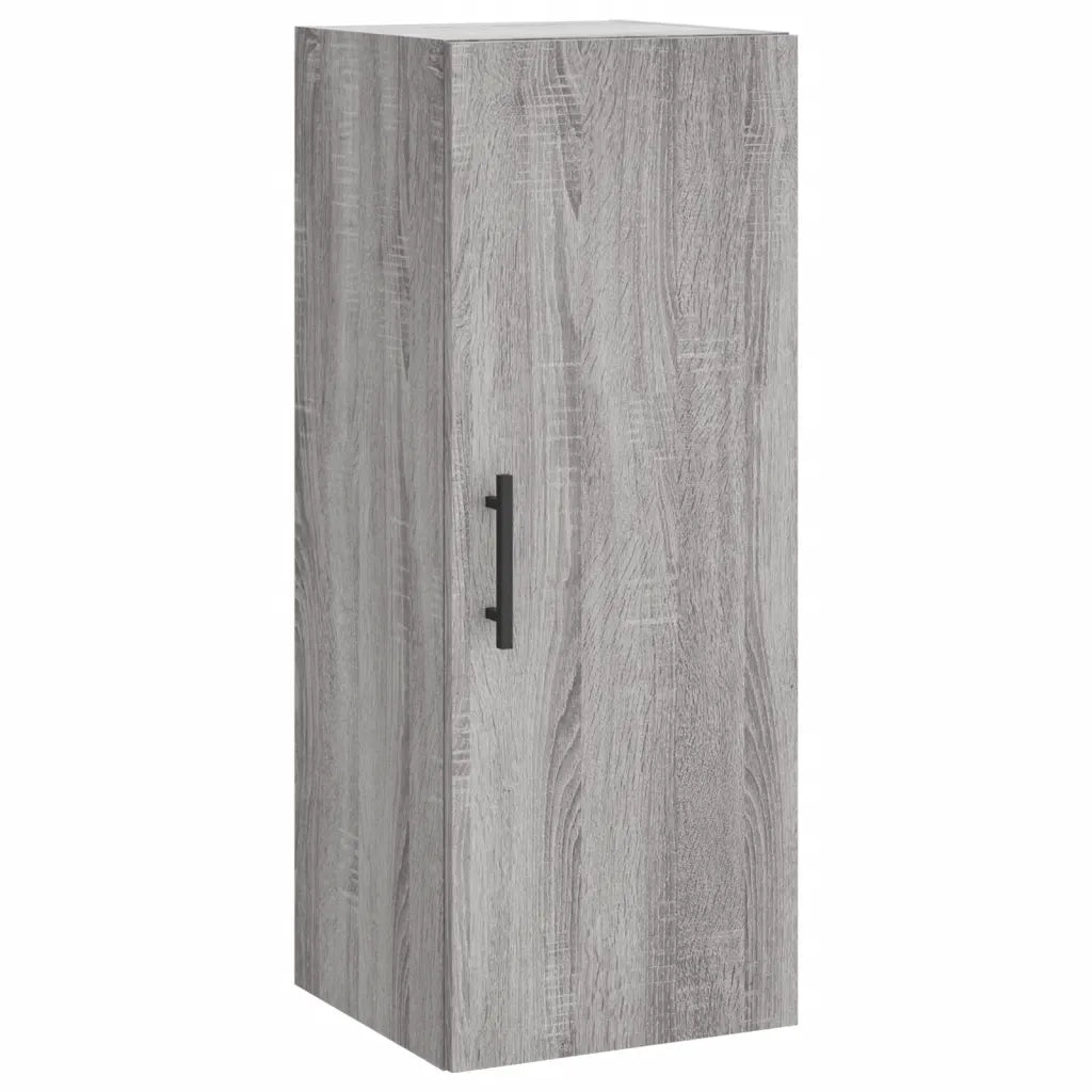 Credenza-Buffet-Armadio da cucina Grigio Sonoma 34,5x34x180 cm in Legno Multistrato 912686