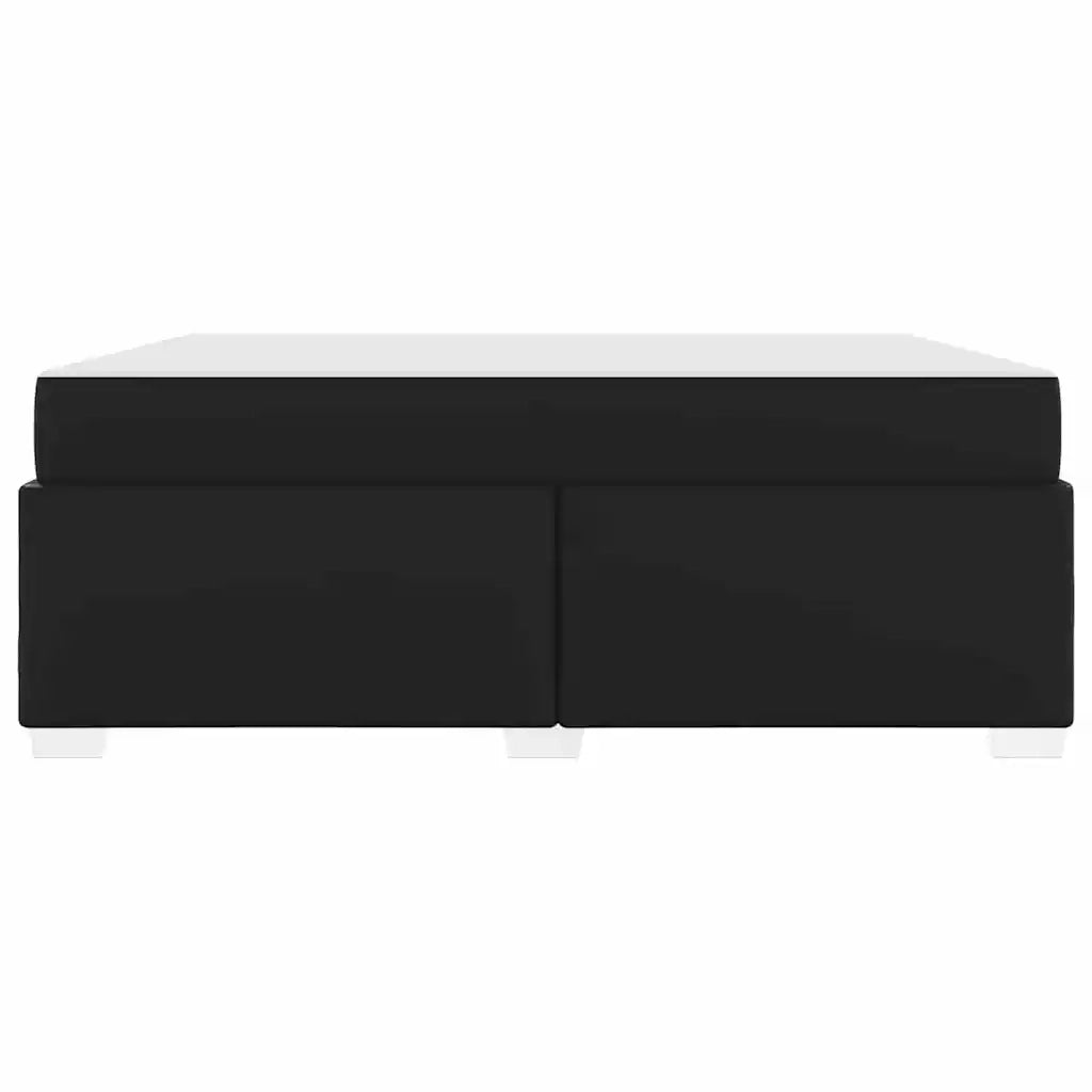 Struttura del letto con materasso Nero 180 x 200 cm Tessuto 3399246