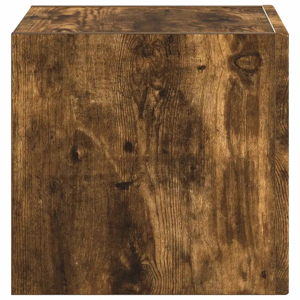 Mobile TV da parete-Mobile TV a Muro-Credenza TV Rovere fum¨¦ 60 x 31 x 29.5 cm 239306