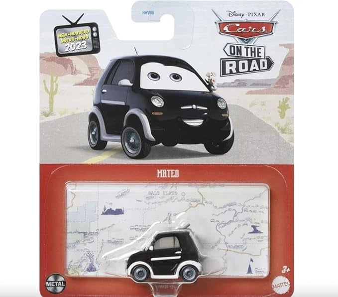Disney Cars Veicolo in metallo Mateo,Mattel,Eta 3+
