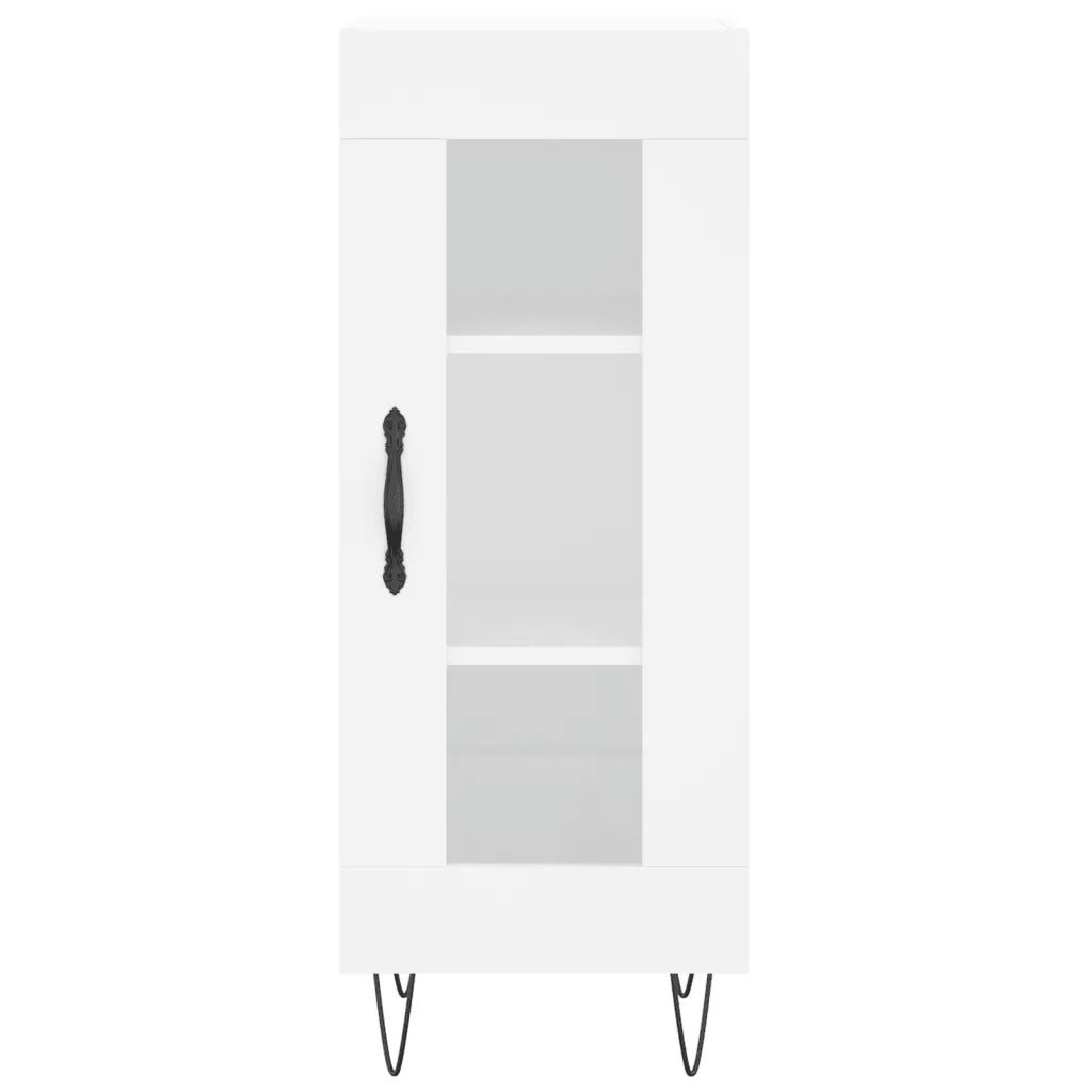 Credenza Bianca 34,5x34x90 cm in Legno Multistrato 828788