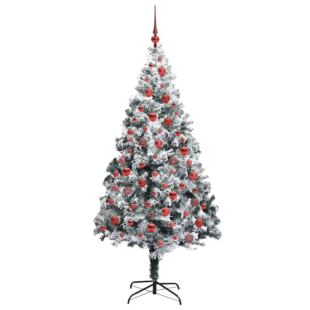 Albero di Natale artificiale con 300 LED Bianco 180 cm 3396962