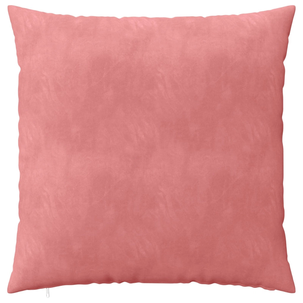 Federa 6 pcs HEERLEN Rosa 65 x 65 cm Velluto 912882