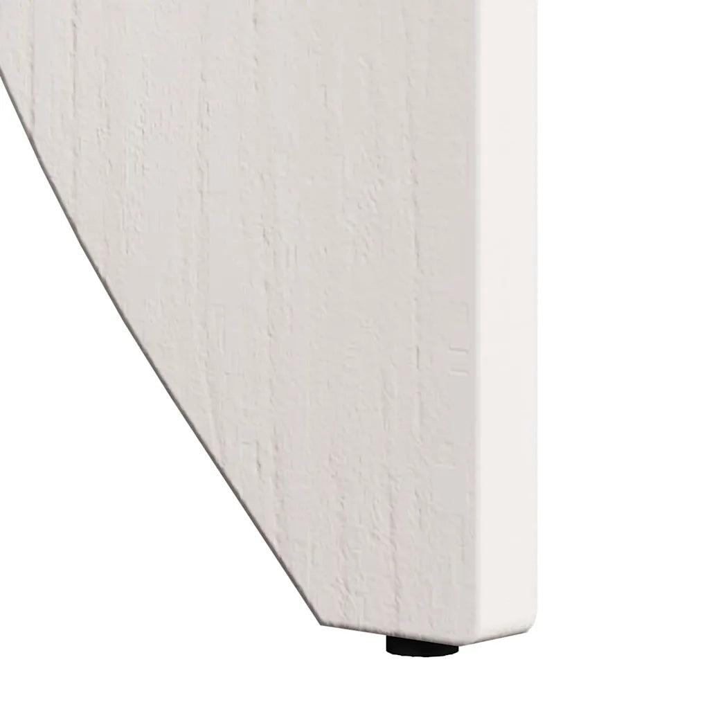 vidaXL Tavolino da salotto 2 pcs Bianco 41,5 x 41,5 x 44 cm