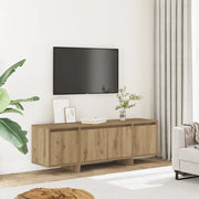 Mobile Porta TV Rovere Artigianale 120x30x40,5 cm Multistrato 856787