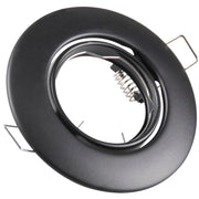 Faretto incasso orientabile tondo nero MR16 Polux OPIN
