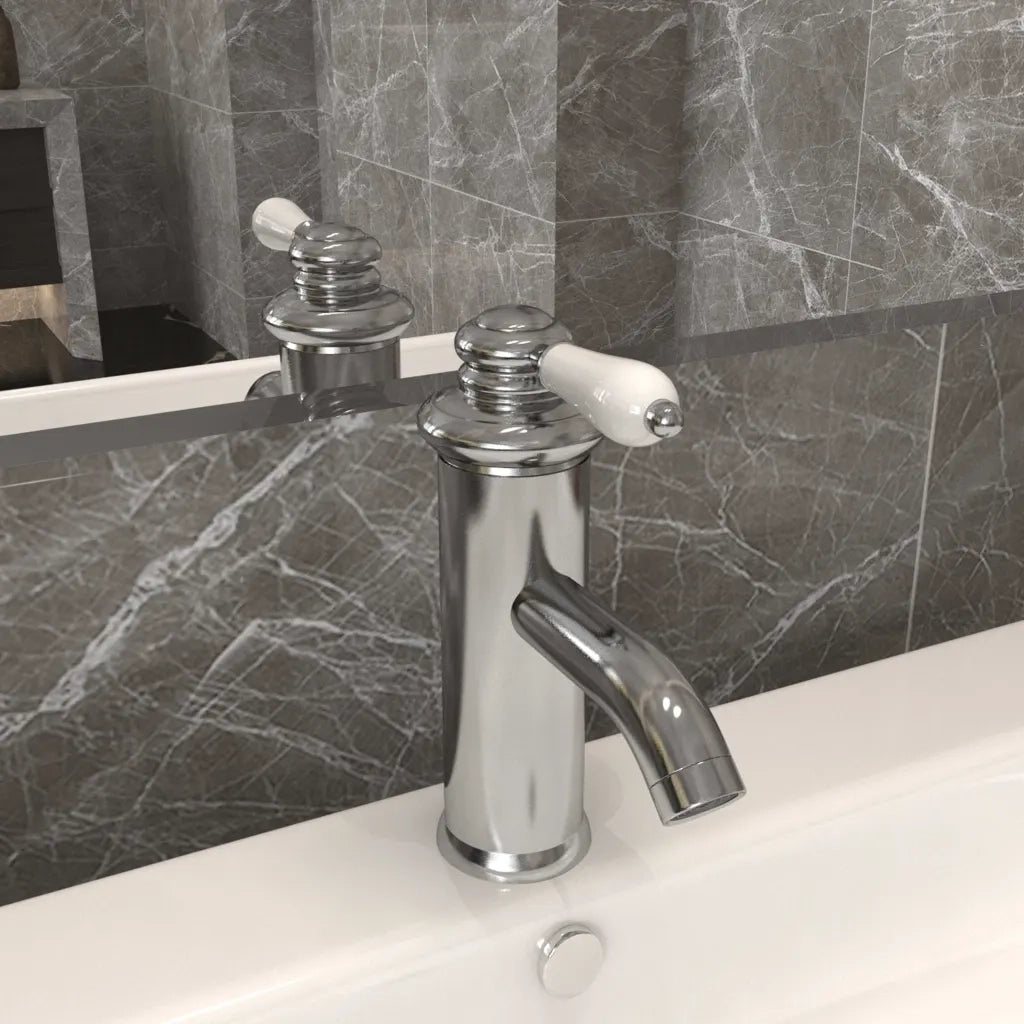 Rubinetto per Lavabo del Bagno Argento 130x180 mm CFW9155430