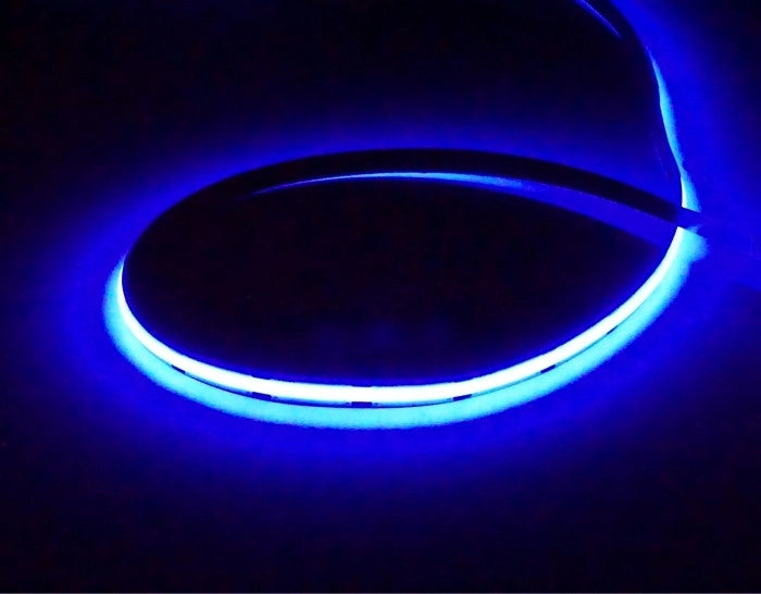 Striscia LED COB 480 9W/m blu 12V IP20 5m dimmerabile Ecolight