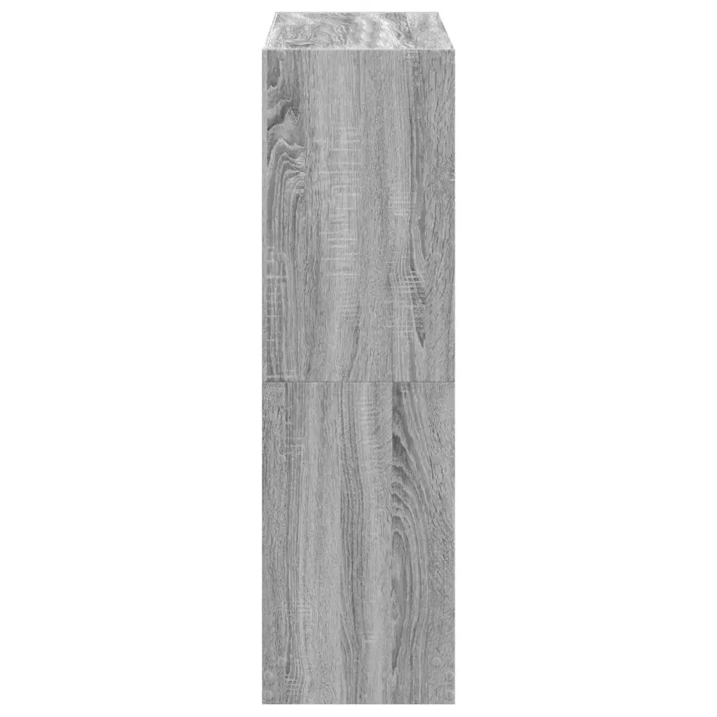 vidaXL Libreria Grigio Sonoma 102x32x108 cm in Legno Multistrato