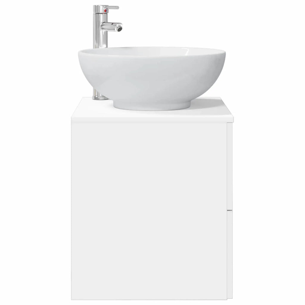 Mobile Lavabo da Parete Bianco 49,5 x 44,5 x 66,5 cm 890302