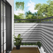 Schermo da balcone Grigio chiaro e bianco 120 x 600 cm