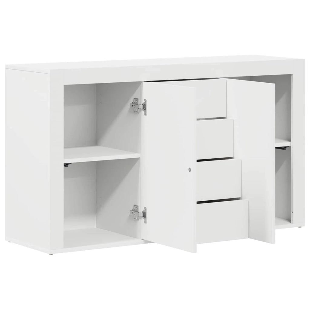 Credenza con cassetto Bianco 120 x 36 x 69 cm Legno multistrato 3333856