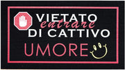 Zerbino Gomma Sostenibile 40X70 Antiscivolo Ingresso Interno Esterno Moderno Dis.D