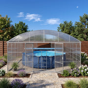 Copertura per Piscina Garten Dream TRITON 5.5x6 m con Policarbonato 6 mm