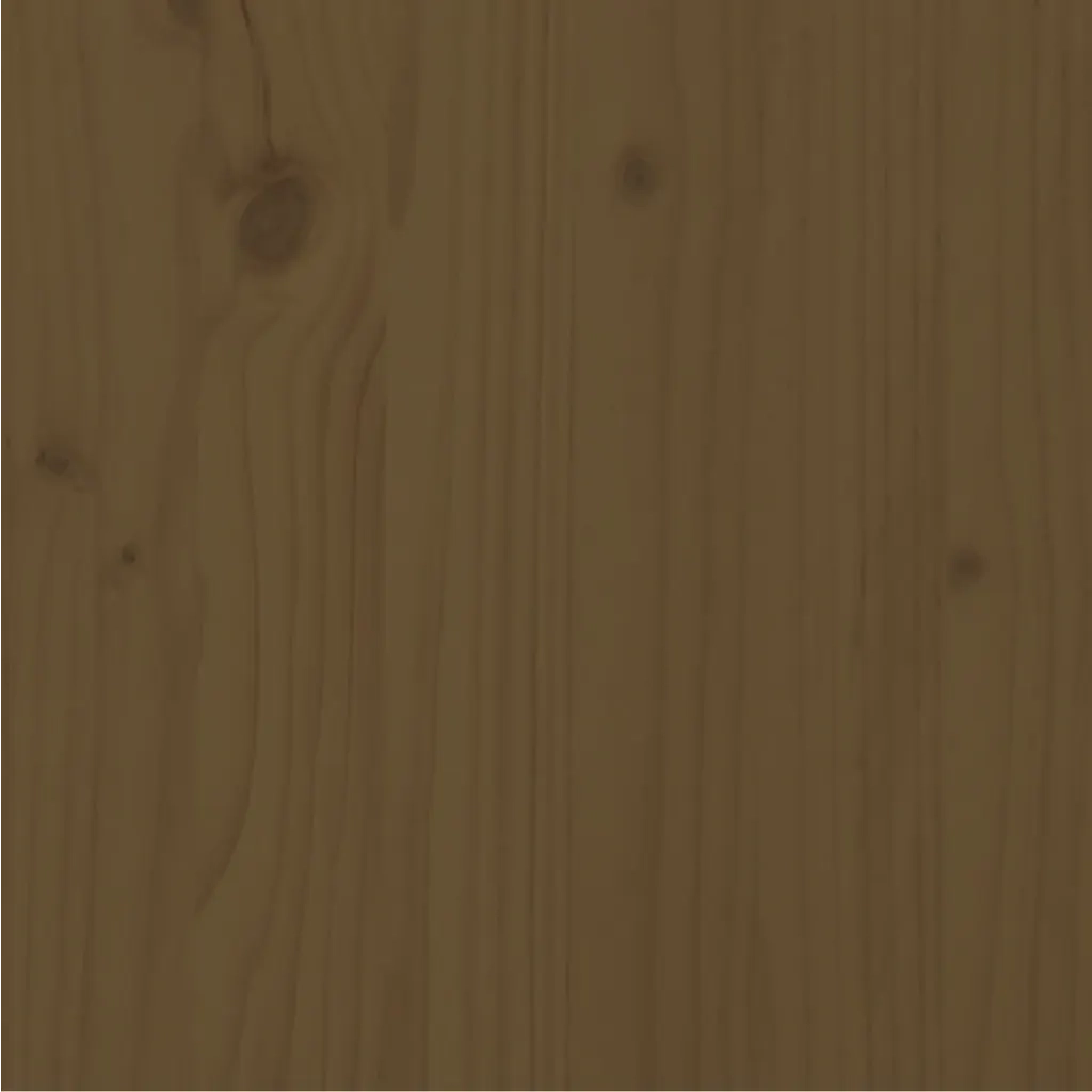 Giroletto Marrone Ambra in Legno Massello di Pino 90x200 cm 810483