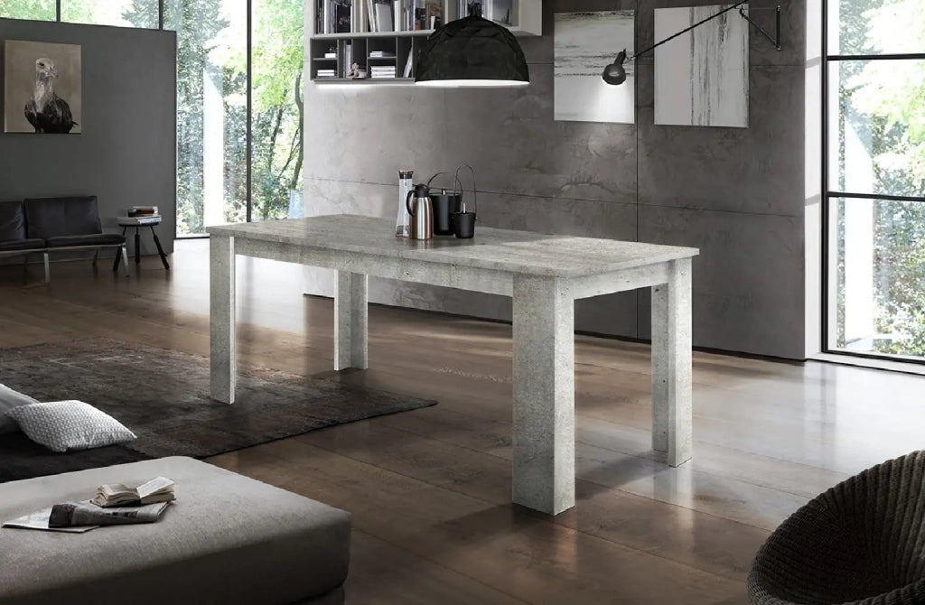 Tavolo da pranzo design moderno allungabile 90x160-210 Jesi Pilka