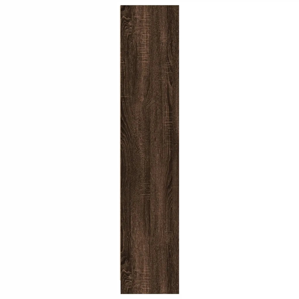 vidaXL Libreria Rovere Marrone 57x28,5x107,5 cm in Legno Multistrato