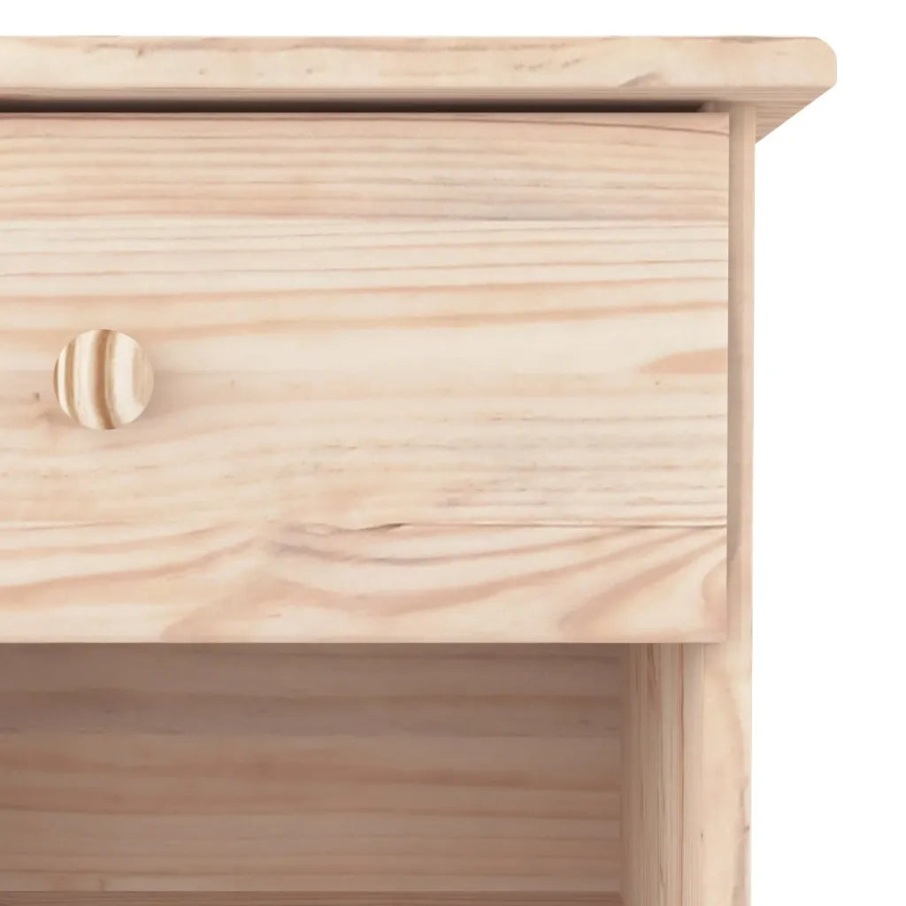 Comodino ALTA 41x35x41 cm in Legno Massello di Pino 353913