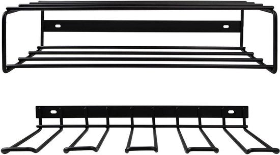 Organizzatore per strumenti elettrici - supporto per garage - organizzatore per strumenti elettrici - officina con 4 fori