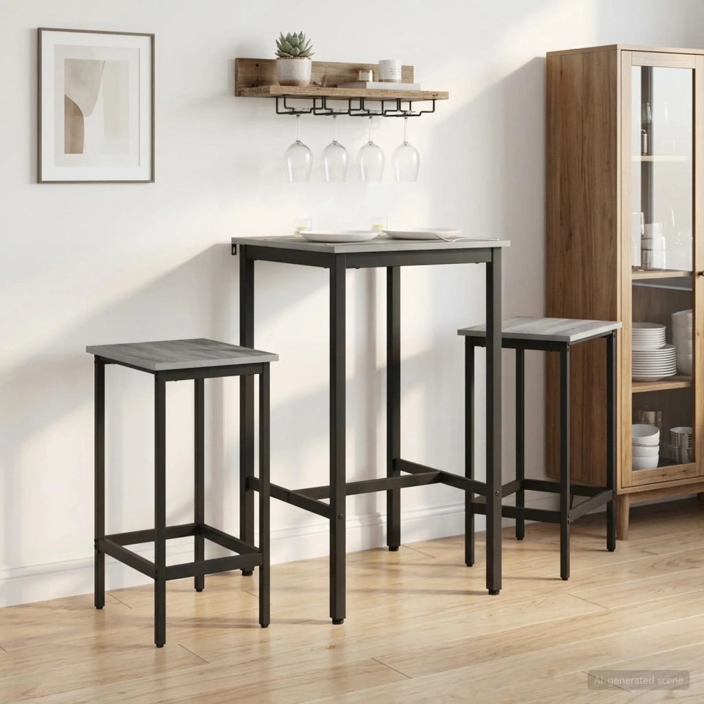 Sgabello da bar 2 pcs Sonoma grigio 40 x 32 x 74 cm 8006152