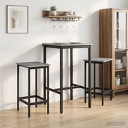 Sgabello da bar 2 pcs Sonoma grigio 40 x 32 x 74 cm 8006152