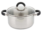 Kinghoff KH-4344 Pentola moderna in acciaio inox con coperchio 20 cm