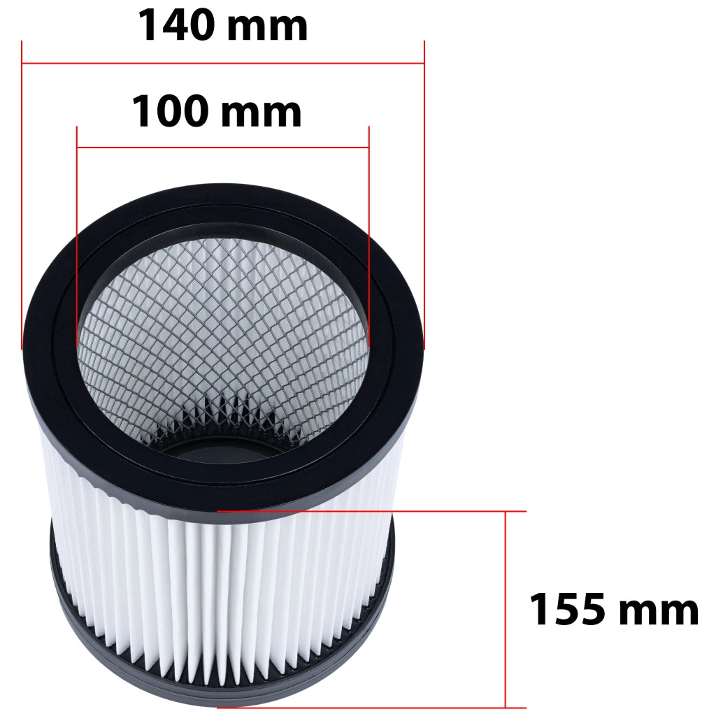 Filtro Aria Lavabile di Ricambio compatibile con Aspirapolvere Modelli PNTS 1400 H4, PWD 12-30 A1, PSW 20 B2