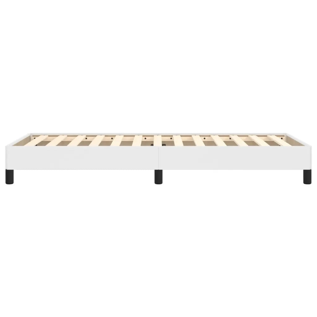 Giroletto-Struttura Letto Bianco 80x200 cm in Similpelle 992967