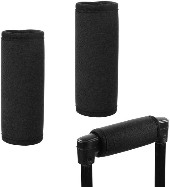 Protezioni per maniglie di valigia 2 pezzi - Materiale in neoprene duraturo - Presa comoda - Adattabile a valigie - Riciclabile - Protezione per le mani - Maniglie di valigia
