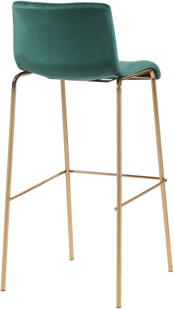 Barhocker Hoover Samt 4-FuЯ Gold