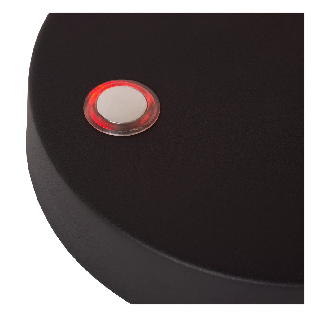 Lampada scrivania nera spot LED 3W dimmer touch Comet Lucide