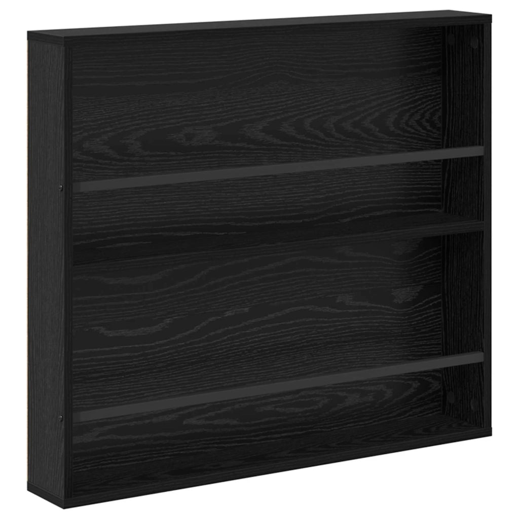 Scaffale per riviste Rovere Nero 80 x 12 x 70 cm CFW6515169