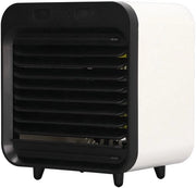 Condizionatore portatile - Mini-raffreddatore d'aria - 3 velocità - Nero bianco - Alimentato da USB - Ventilatore di raffreddamento - Adatto per camera da letto e ufficio