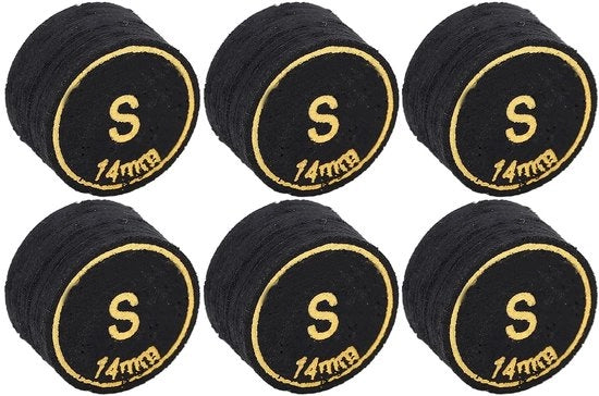 Attrezio di Biliardo Professionale - Carbone di Biliardo - Limone per Biliardo - Borsa per Attrezio di Biliardo - Palline di Biliardo - Materiale PU, Resistente allo Sfregio - Punta per Biliardo