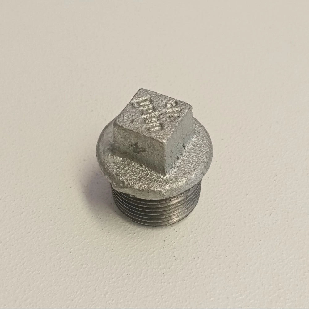 Raccordo m 3/4'' - 2 pz tappo di ghisa zincata malleabile