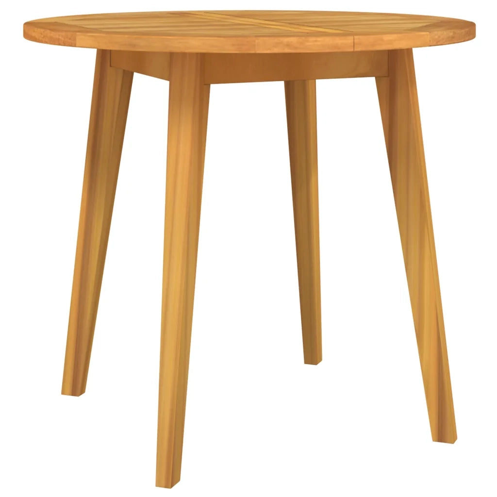 Tavolo da Giardino Ã˜85x75 cm in Legno Massello di Acacia cod mxl 34244
