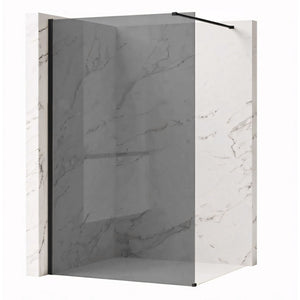 Parete Doccia Rea Flexi Grey / Black 110