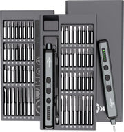 Set di chiavi a batterie elettrica 64 in 1 con 64 bit magnetici e schermo a LED - 5 marce di coppia - chiavetta a batteria per precisione per smartphone e laptop