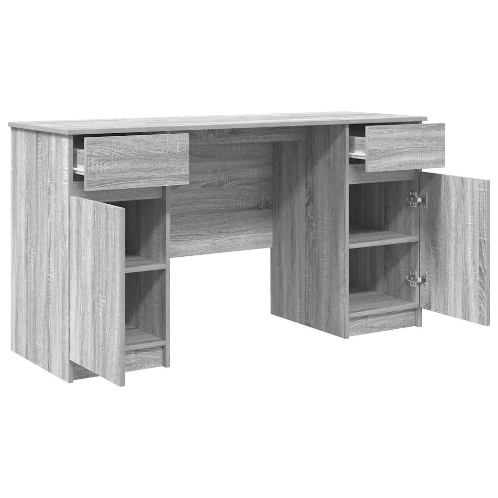 Scrivania Grigio sonoma 140 x 49 x 76 cm Legno multistrato 3328512